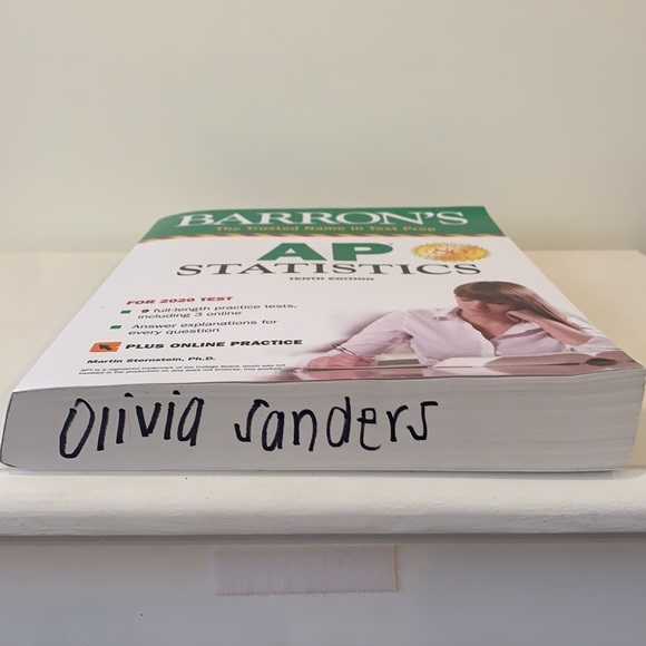 Barron’s AP Statistics Book Tenth Edition 2020 Test Workbook Study Guide - Picture 6 of 9